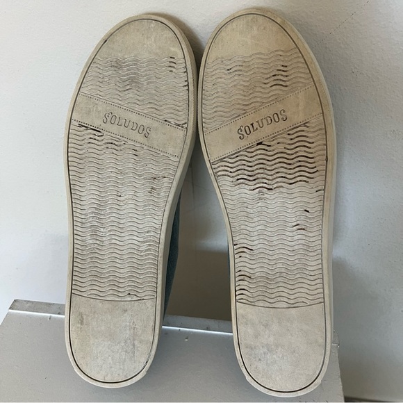 Soludos Jason Pollan Avocado Light Blue Canvas Casual Slip-On Shoes Size 9 - Picture 6 of 10
